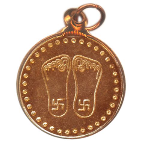 Shirdi Sai Baba Padukas Feet Copper Pendant Kavach – S930178-02 ...