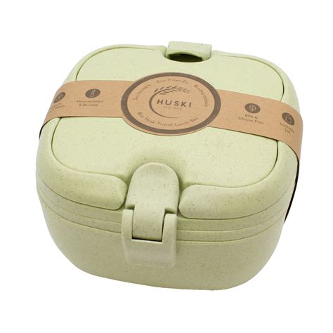 Huski Home Sustainable Rice Husk Lunchbox | Pistachio