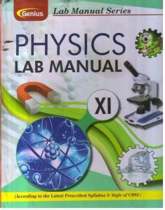 Genius Physics Lab Manual Class -Xi: Buy Genius Physics Lab Manual ...