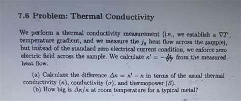 Image result for Thermal Conductivity Example Problem