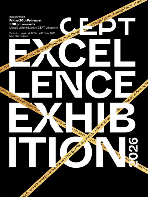 CEPT Excellence Awards Exhibition 2026 - CEPT University