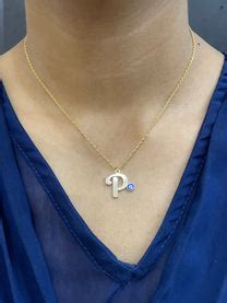 A-Z Custom Initial Evil Eye Necklace | Gold-Plated Letter Necklace | A ...