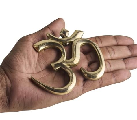 ESPLANADE Brass OM Wall Hanging Sculpture | Vastu Fengshui Goodluck, A ...