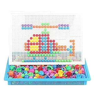 Buy BNF® Mushroom Nails Color Pegboard Early Learning Educational ...