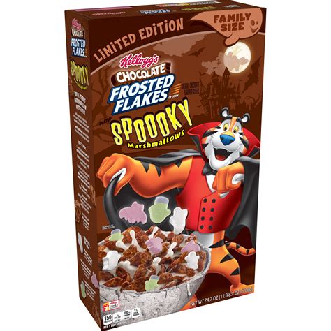 Kellogg's Frosted Flakes Halloween Breakfast Cereal, Chocolate with ...
