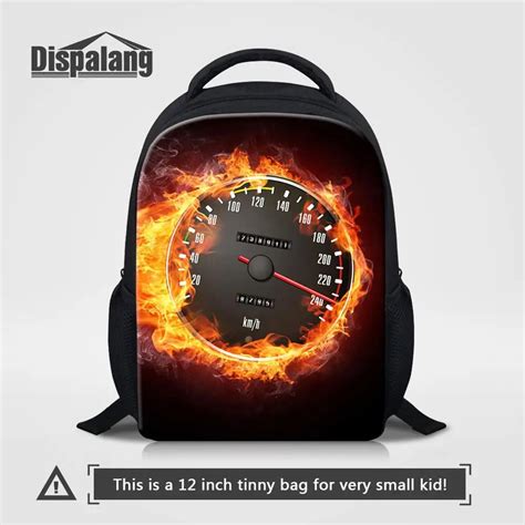 Kids Flame Pattern Schoolbag 12-inch Mini Backpack – CRAZE