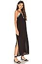 boemo Levisa Side Slit Maxi Dress in Black | REVOLVE