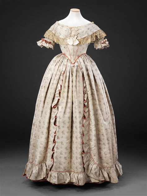 Dress, late 1830′s | 1800s dresses, Historical dresses, 1800s fashion