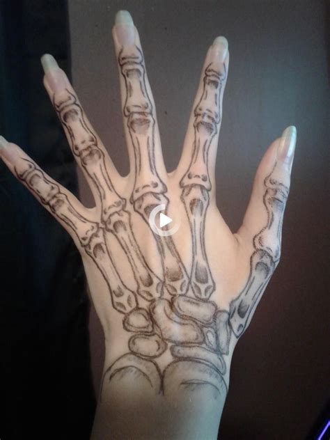 hand drawing designs skeleton