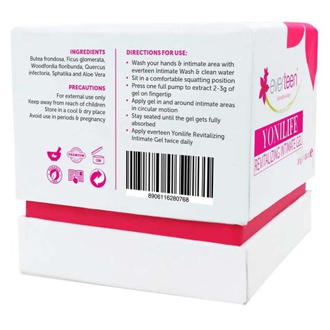 Buy everteen Yonilife Revitalizing Intimate Gel for Women - 30g on everteen