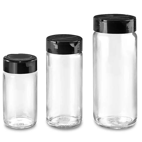 Glass Spice Jars, Glass Spice Bottles in Stock - ULINE