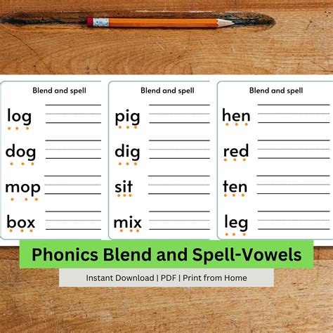 Phonics Worksheets Vowels | CVC Words | Phonics Games | Letter Sounds | CVC Worksheets ...