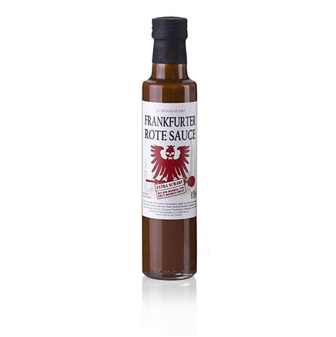 Kornmayer Frankfurter voros szosz, extra csipos curry szosz, 250 ml, Uveg