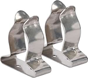 East Kay 2 Pcs Stainless Steel Spring Clamps Holders Used to Fix 5/8 ...