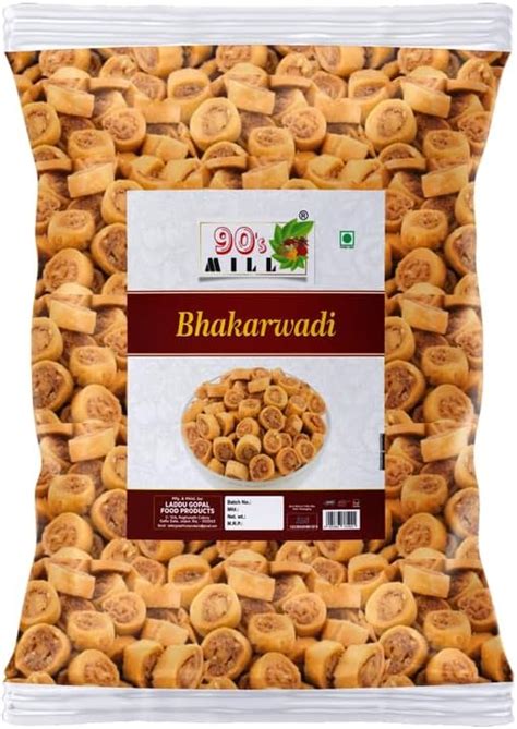 90's MILL Bhakarwadi Chai Time Snack | Indian Namkeen Nashta ...
