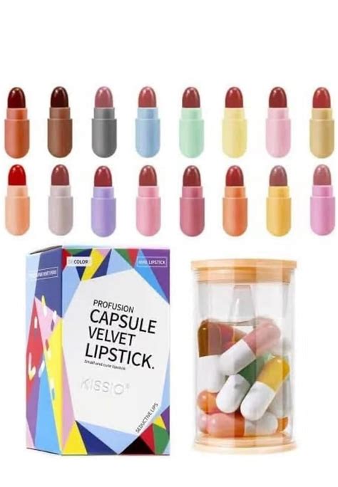 Buy Mr. Huda Capsule Multi Shade Mini Lipstick Set 16 Gloss Lipsticks ...