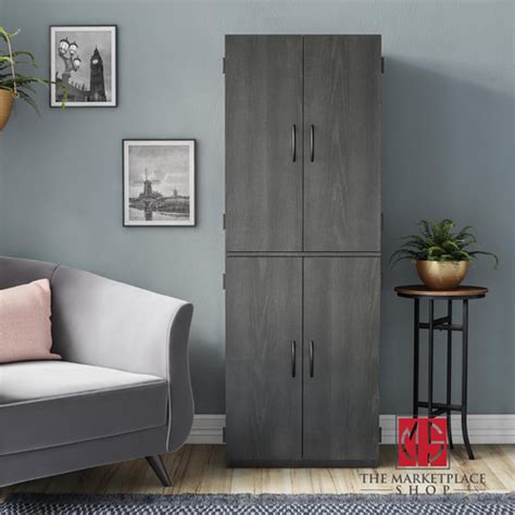 Buy Tall Storage Cabinet Kitchen Pantry Cupboard Organizer Furniture 4 ...