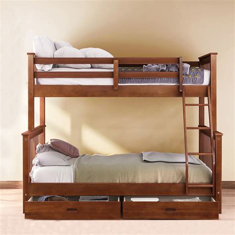 Maximizing Bedroom Space With Bunk Beds With Storage Drawers - Home ...