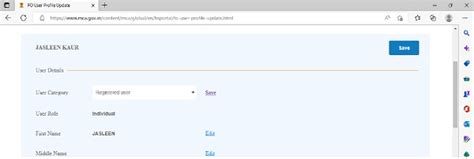 Step by Step Process for User Registration at MCA 21-V3 Portal