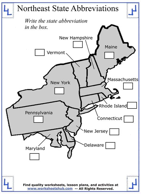 Fourth grade social studies northeast region states and capitals – Artofit