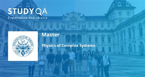 "Exploring the Fascinating World of Complex Systems: Physics Programme ...