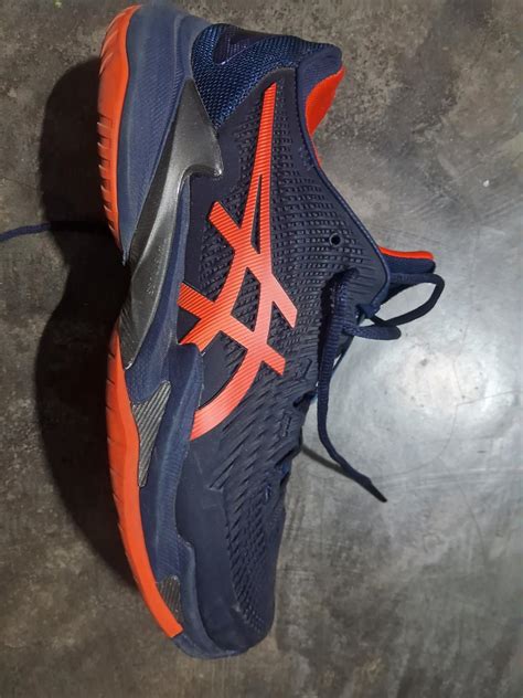 Buy ASICS Mens Court FF 3 Dark Cobalt/White Tennis Shoes - 6 UK ...