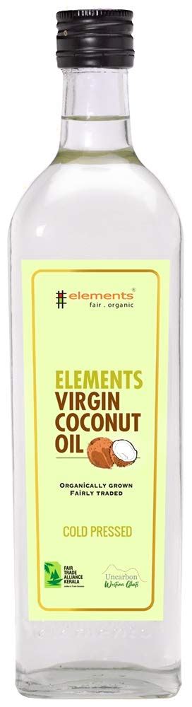 Elements Fair Organic Virgin Coconut Oil - 750 ml : Amazon.in: Grocery ...