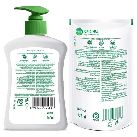 Buy Dettol Liquid Handwash (Original) - 200 ml with Free Dettol Liquid ...
