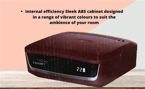 V-Guard VSDI 50 Digital Volt. Stab. for Refrigerator,Red, Cherry ...