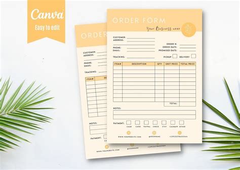 Image result for Business Order Form