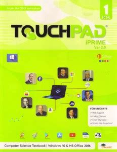 Touchpad IPRIME Ver. 2.0 For ICSE Class - 1 (Computer Science Textbook ...