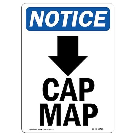Signmission Safety Sign, OSHA Notice, 24" Height, Rigid Plastic, Cap ...