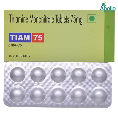 TIAM 75MG TABLET | Uses, Side Effects, Price | Apollo Pharmacy