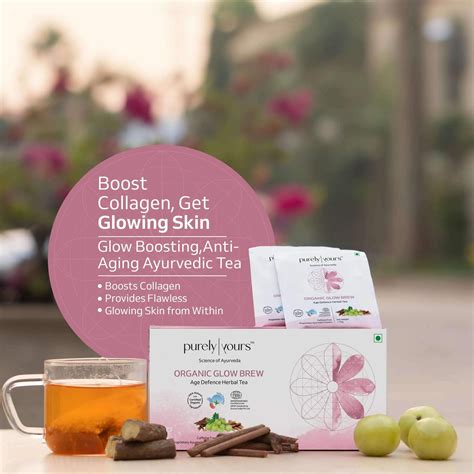 Organic Glow Brew | skin glow and brightening tea – purelyyours.com