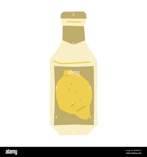 Lemon Juice Bottle Illustration Stock Vector Image & Art - Alamy
