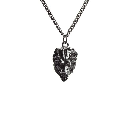 Black Lion Necklace – Crook Store