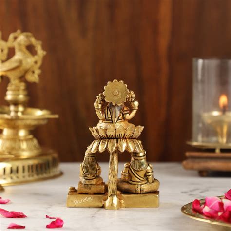Brass Lord Kubera Lakshmi Chitralekha 5 Inch | Budhshiv.com