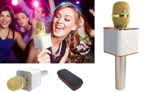 OYRL Q7 Handheld Wireless Mike Multi-Function Bluetooth Karaoke Singing ...