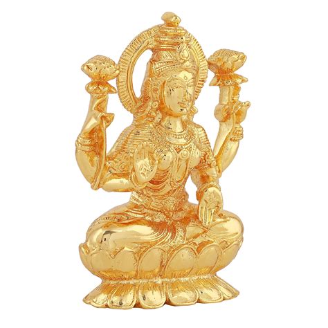 Buy Estele Gold Plated Goddess Lakshmi Devi Idol Statue Online