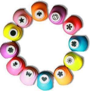 Flipkart.com | poksi PUNCHING MACHINE PACK OF 12 PCS ALL DIFFERENT ...
