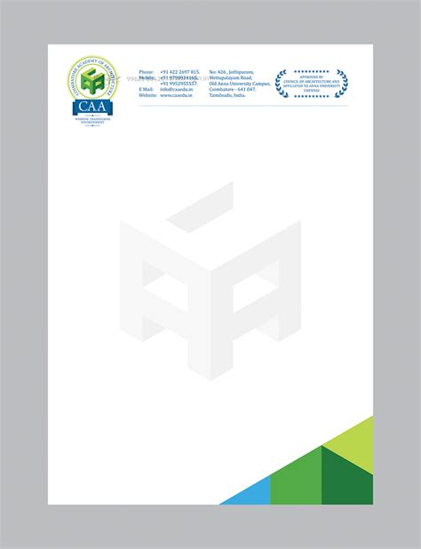 CAA Identity Design | Regin.in