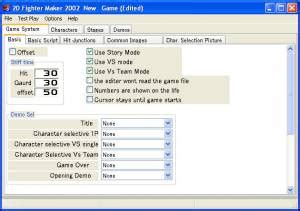 2D Fighter Maker Tutorial Demo 的图像结果
