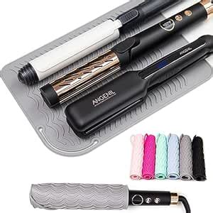 ANGENIL Travel Heat Resistant Large Mat Pad for Hair Straightener ...