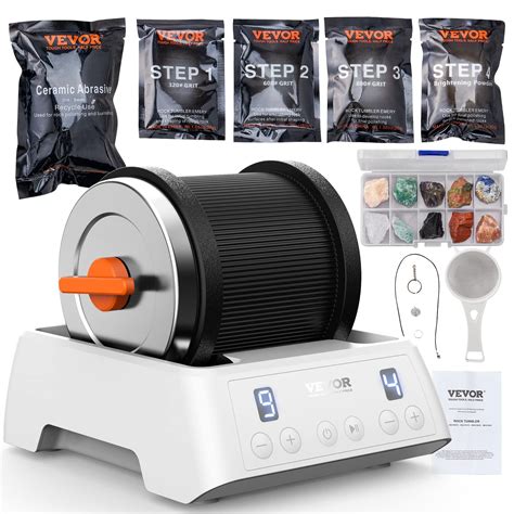 Vevor Direct Drive Rock Tumbler Kit 4 Speed 9 Day | Desertcart INDIA
