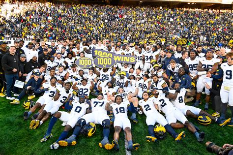 Michigan becomes first college football program with 1,000 wins: How ...