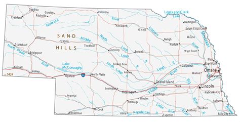 Image result for Nebraska State Map