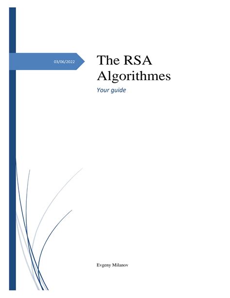 RSA Algorithm 的图像结果