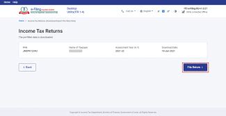 Offline Utility for ITRs User Manual | Income Tax Department