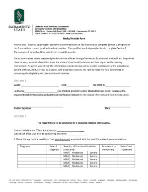 Fillable Online Special Accommodation Requests - Forms & documents Fax ...