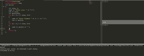 LD.exe Cannot Open Output File Test.exe Permission Denied 的图像结果